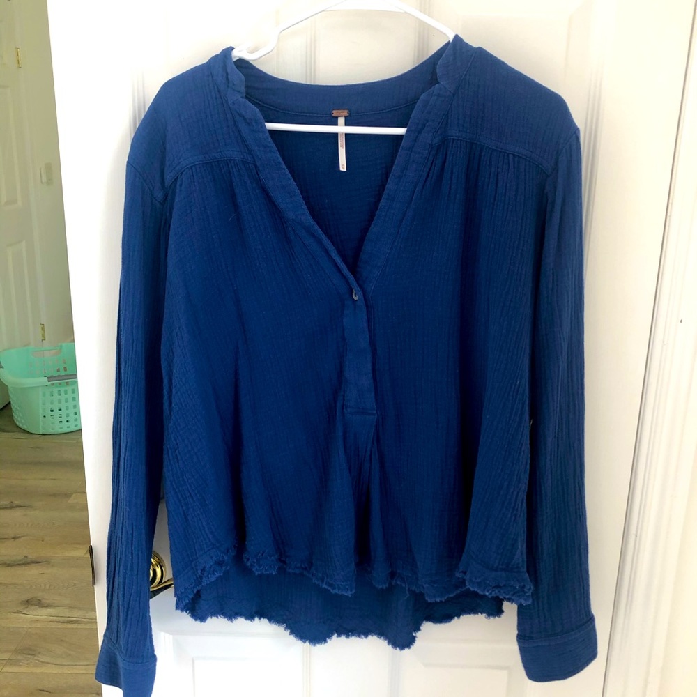 Free people long sleeve shirt